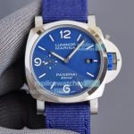 Replica Panerai Luminor Marina ESteel PAM01157 Blue Watch 44MM